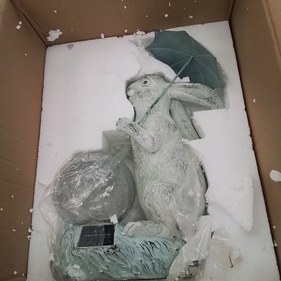 BOXED GARDEN LED BUNNY