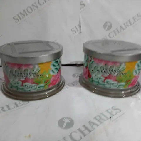 HOMEWORX SLATKIN & CO HOLIDAY RIBBON CANDY 