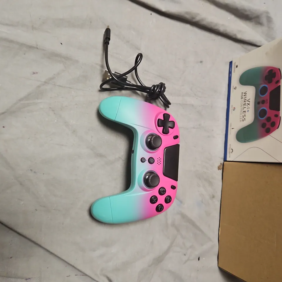 VX4+ WIRELESS CONTROLLER – PINK/TEAL GRADIENT (3RD PARTY)