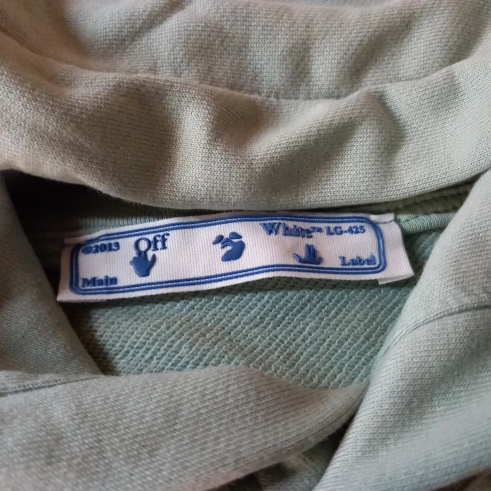 OFF WHITE AIR JORDAN MINT GREEN HOODIE - S