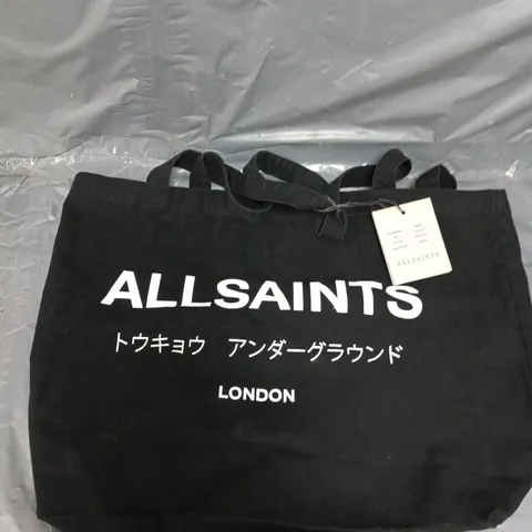 AllSaints Underground Tote Bag - Black 