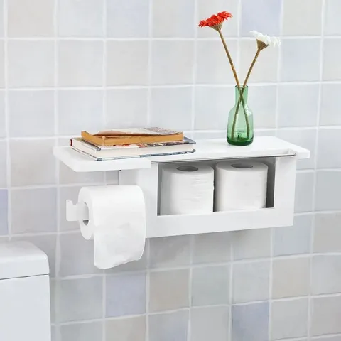 BOXED BOATRIGHT WALL-MOUNTED TOILET ROLL HOLDER