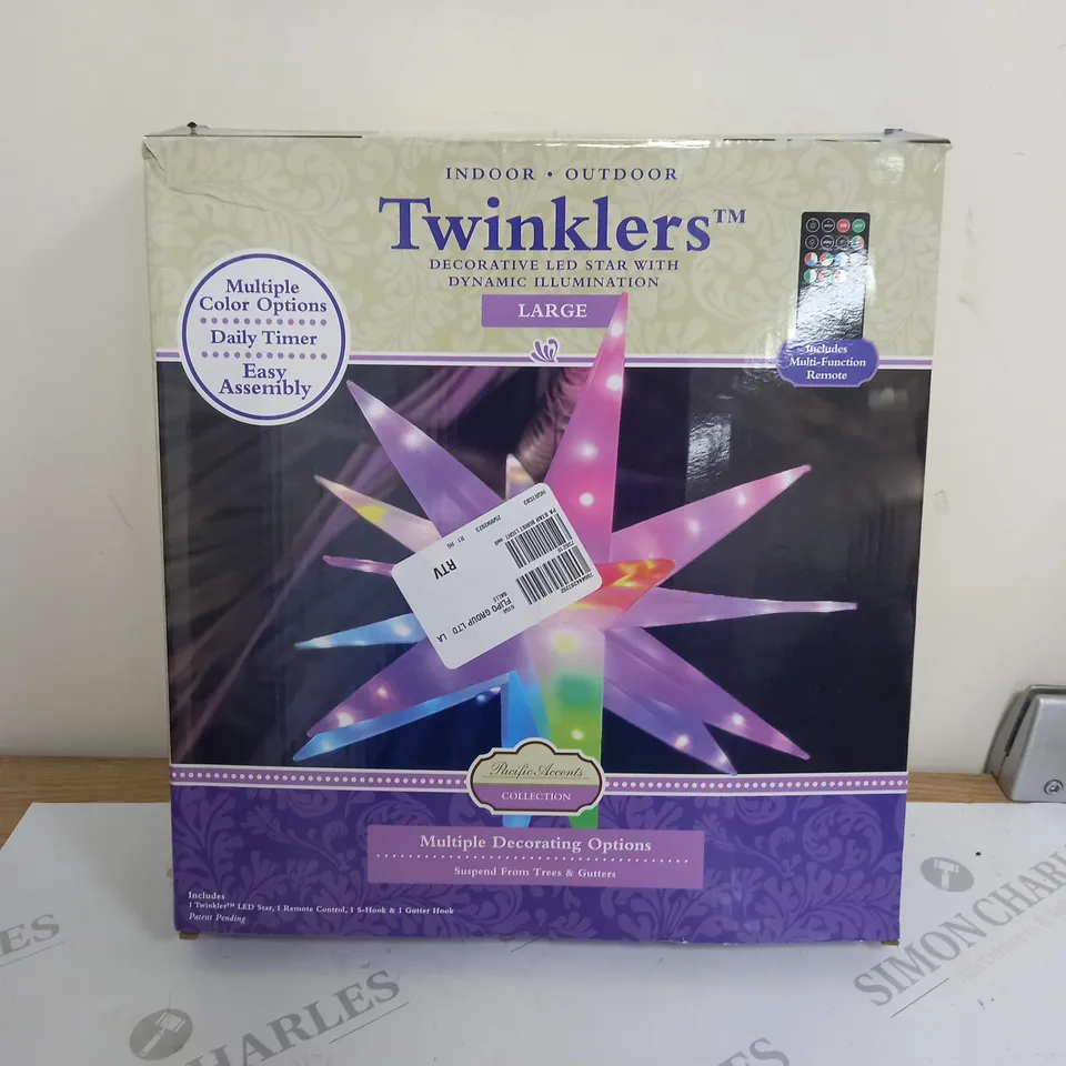 BOXED PACIFIC ACCENTS STAR BURST LIGHT