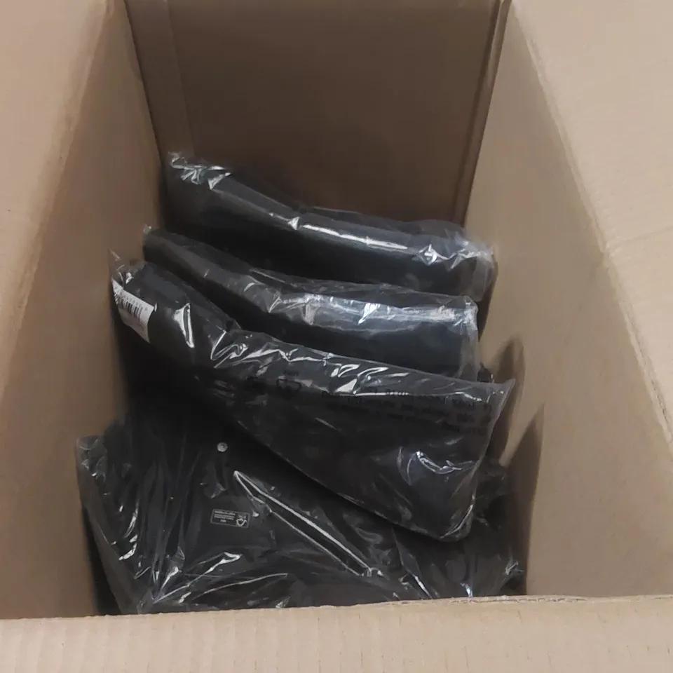 BOX CONTAINING APPROXIMATELY 6x BRAND NEW SIMPLY BE EMBELLISHED WIDE LEG BLACK JEANS - SIZE 16