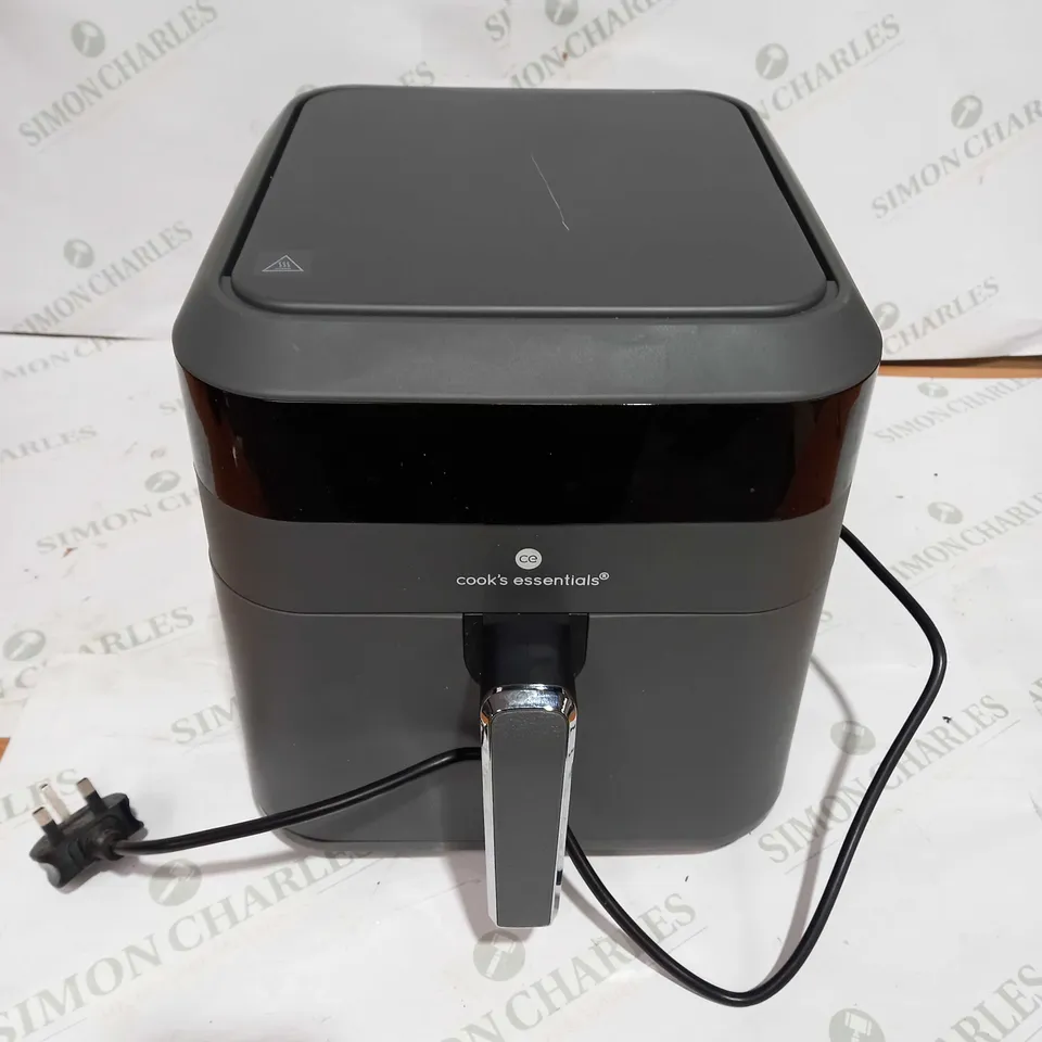COOK'S ESSENTIALS 5.8L AIR FRYER IN SLATE GREY