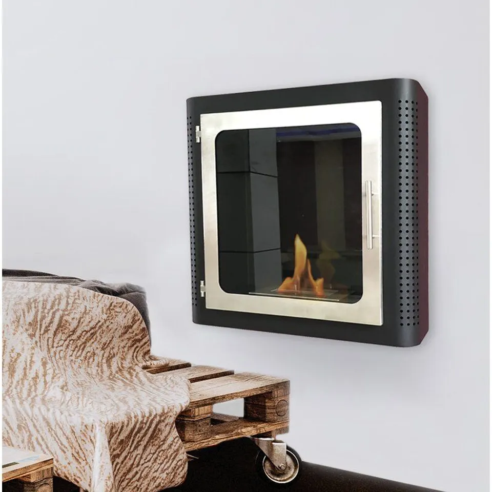 BOXED ISLA WALL MOUNTED BIO ETHANOL FIRE