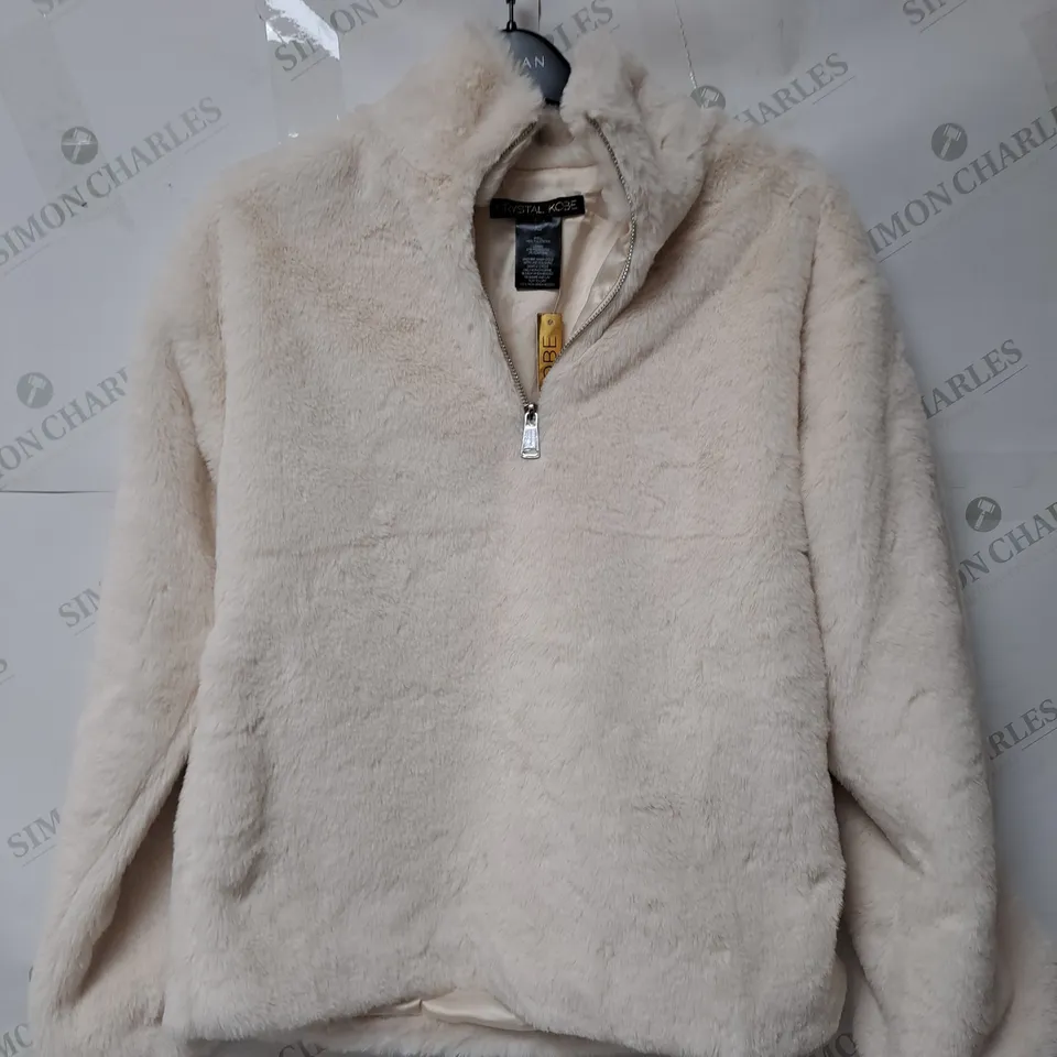 CRYSTAL KOBE JUMPER IN WHITE SIZE XS