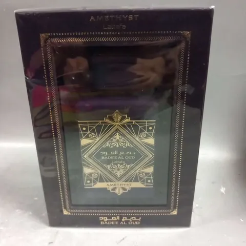 BOXED AND SEALED AMETHYST LATTAFA BADEE AL OUD EAU DE PARFUM 100ML