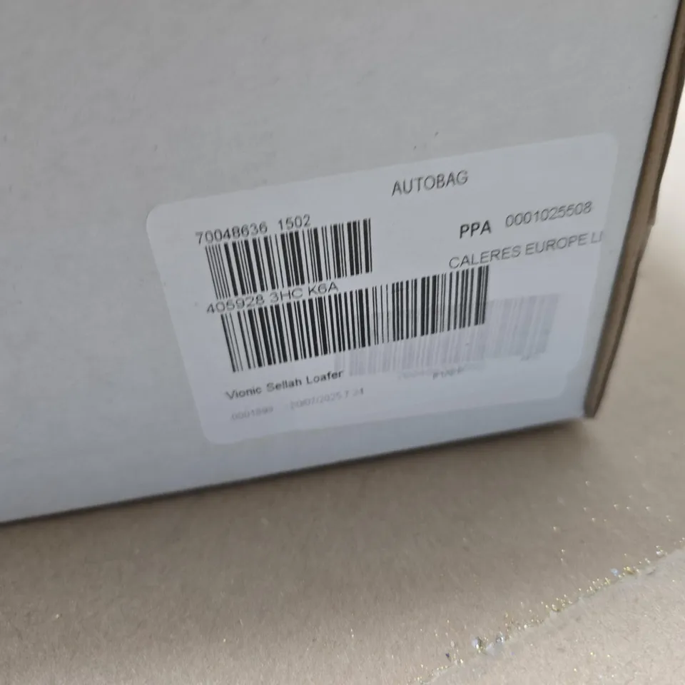 VIONIC WOMEN'S PEBBLED LEATHER LOAFERS – BEIGE/TAN UK 6.5