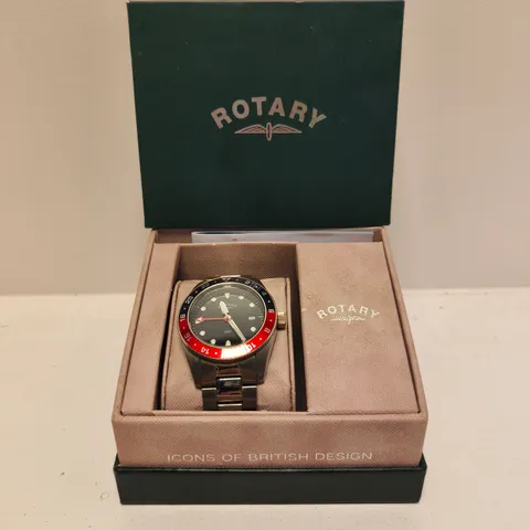 BOXED ROTARY MENS BRACELET WATCH HENLEY