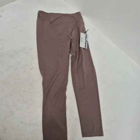 GIRLFRIEND COLLECTIVE FLOAT HIGH-RISE LEGGINGS 7/8IN BROWN - LARGE