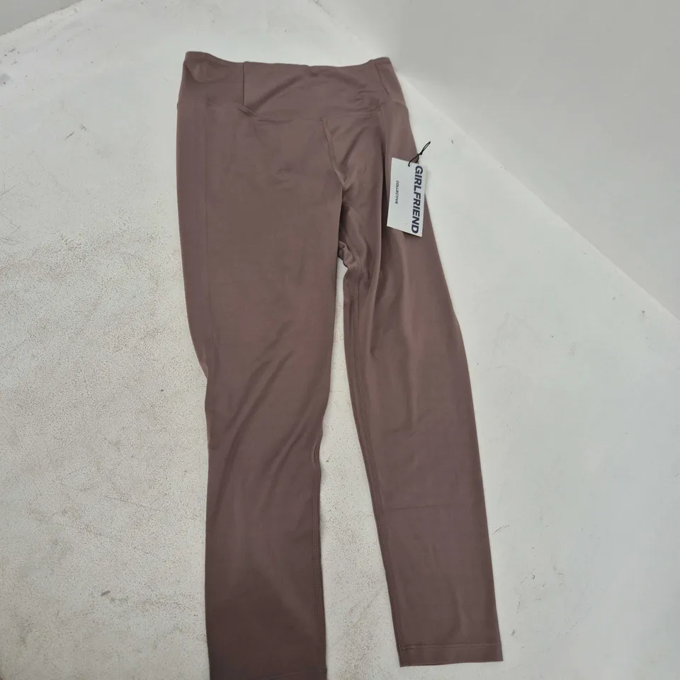 GIRLFRIEND COLLECTIVE FLOAT HIGH-RISE LEGGINGS 7/8IN BROWN - LARGE