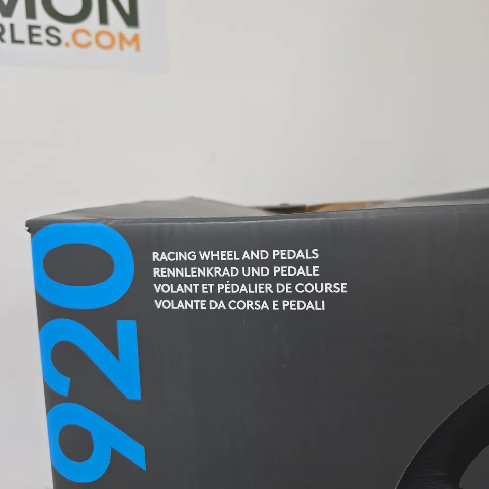 Logitech G920 Driving Force Racing Wheel – Boxed (Pedals Included)