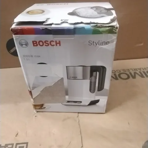 BOXED BOSCH KETTLE STYLINE WHITE TWK8631GB