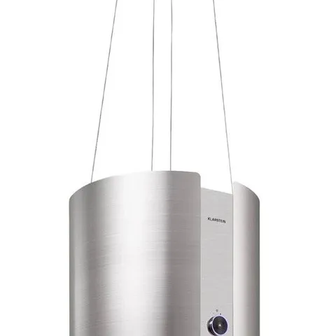 BOXED KLARSTEIN SKYFALL SMART SILVER HANGING ISLAND COOKER HOOD EXTRACTOR FAN 