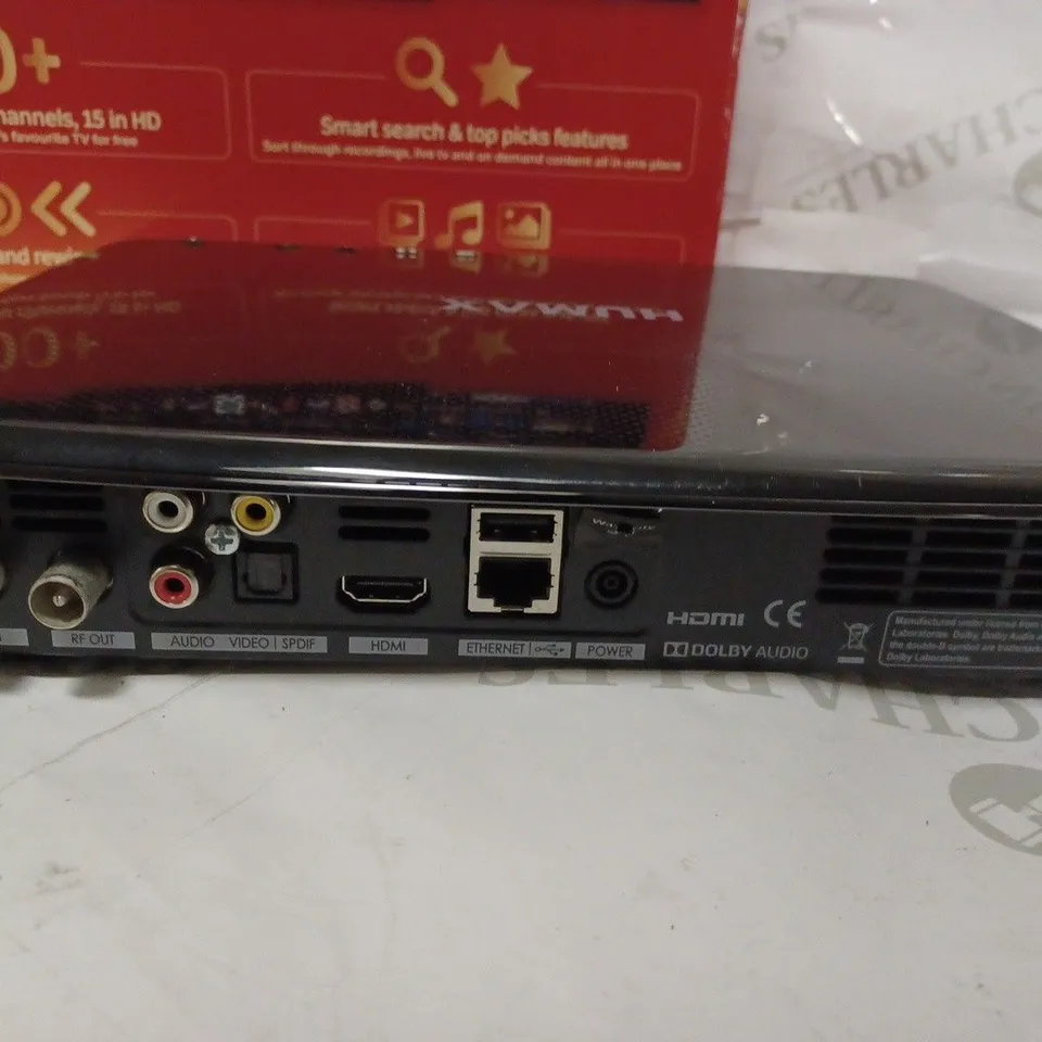 HUMAX FVP-5000T 500 GB FREEVIEW PLAY HD TV RECORDER, BLACK 
