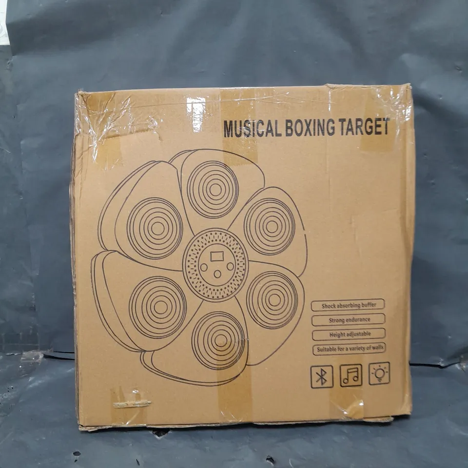 BOXED MUSICAL BOXING TARGET MACHINE 