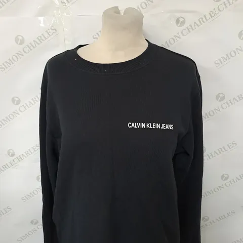 CALVIN KLEIN LOGO SWEATSHIRT SIZE S