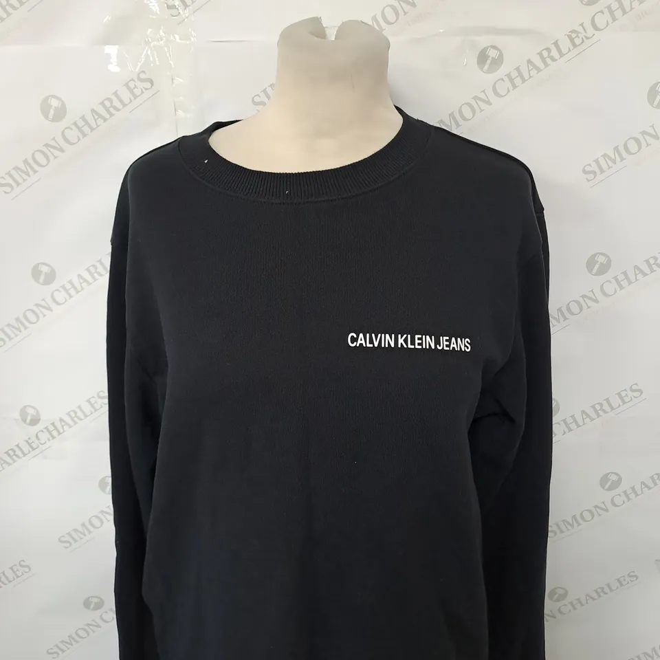 CALVIN KLEIN LOGO SWEATSHIRT SIZE S