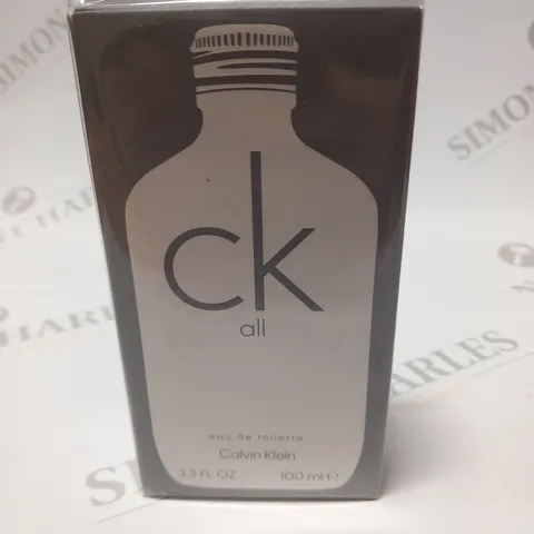 BOXED AND SEALED CALVIN KLEIN CK ALL UNISEX EAU DE TOILETTE 100ML
