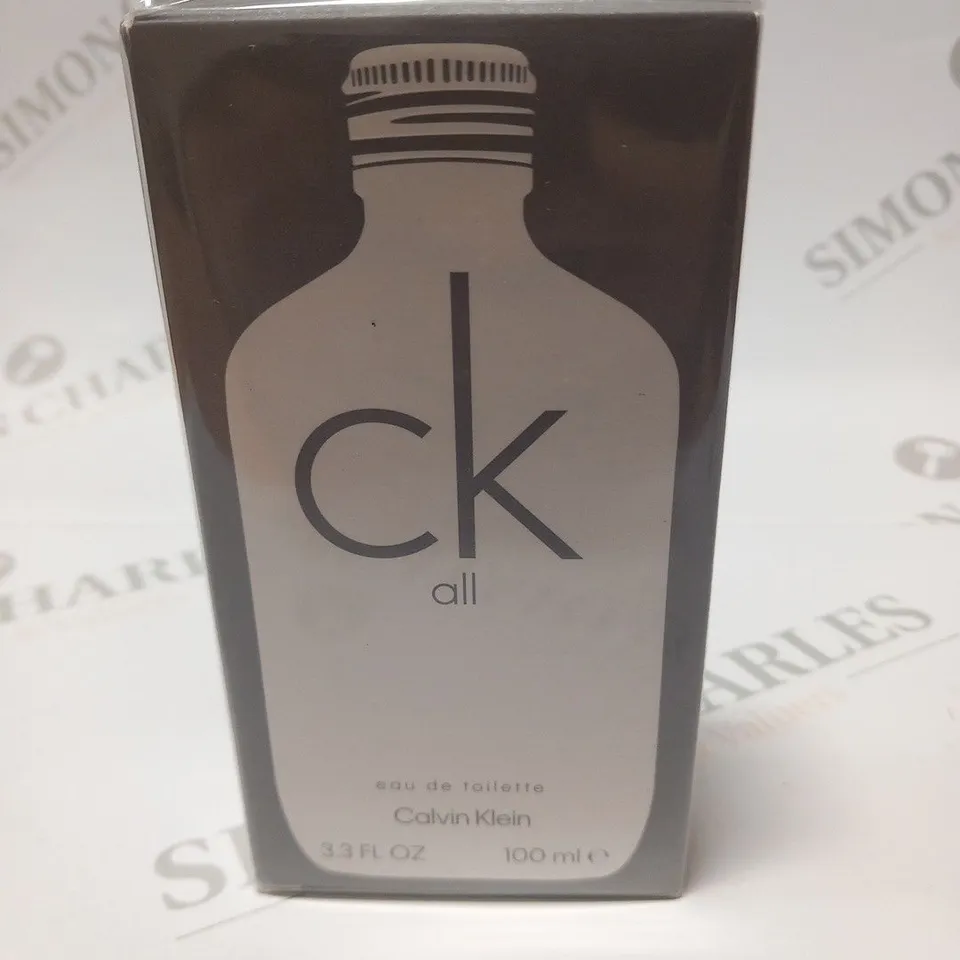 BOXED AND SEALED CALVIN KLEIN CK ALL UNISEX EAU DE TOILETTE 100ML