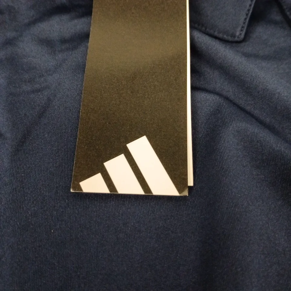 ADIDAS POLO SHIRT – NAVY, UK M