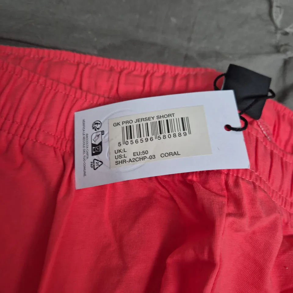 GK PRO JERSEY SHORT – CORAL, UK L