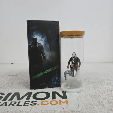 HORROR MOVIE LAMP FRIDAY THE 13TH JASON BOXED