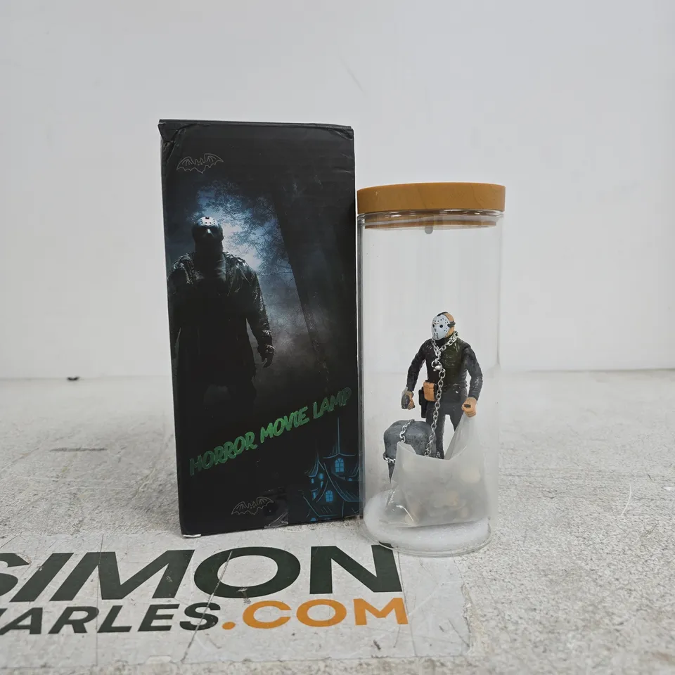 HORROR MOVIE LAMP FRIDAY THE 13TH JASON BOXED