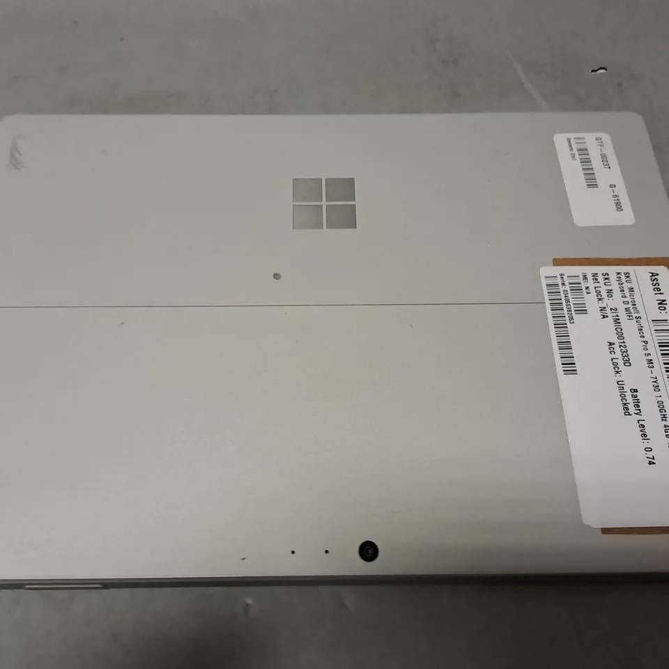 MICROSOFT SURFACE PRO 5 128GB