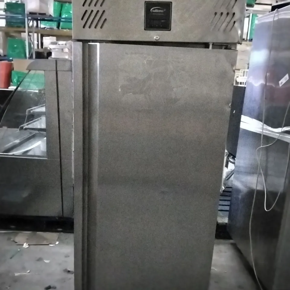 WILLIAMS HJ1SA STAINLESS STEEL SINGLE DOOR TALL LARDER FRIDGE