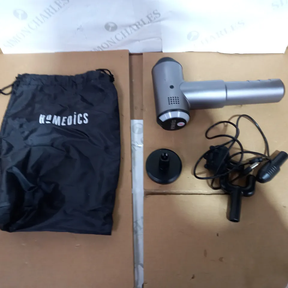 HOMEDICS THERMAL MASSAGE GUN - GREY