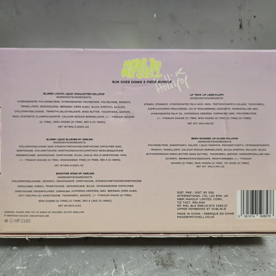 BOXED MADE BY MITCHELL SUN GOES DOWN SET BUNDLE 