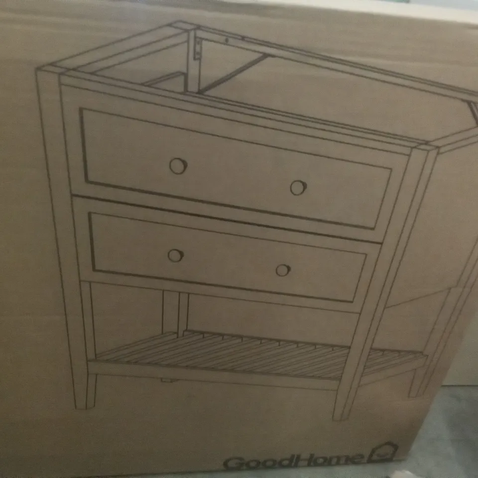BOXED GOODHOME PERMA FREE-STANDING BASIN CABINET 80×80.6×45CM