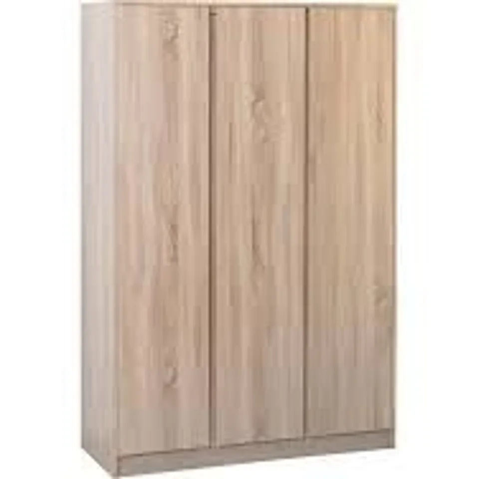 BOXED MALVERN 3 DOOR WARDROBE (3 BOXES)