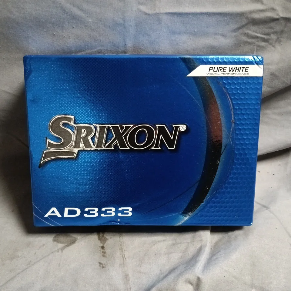 SRIXON AD333 GOLF BALLS – PURE WHITE, PACK OF 4 BOXES
