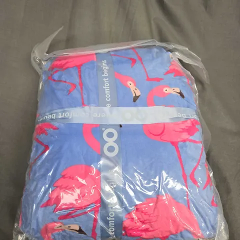 SEALED OODIE HOODED OVERSIZED BLANKET  - FLAMINGO