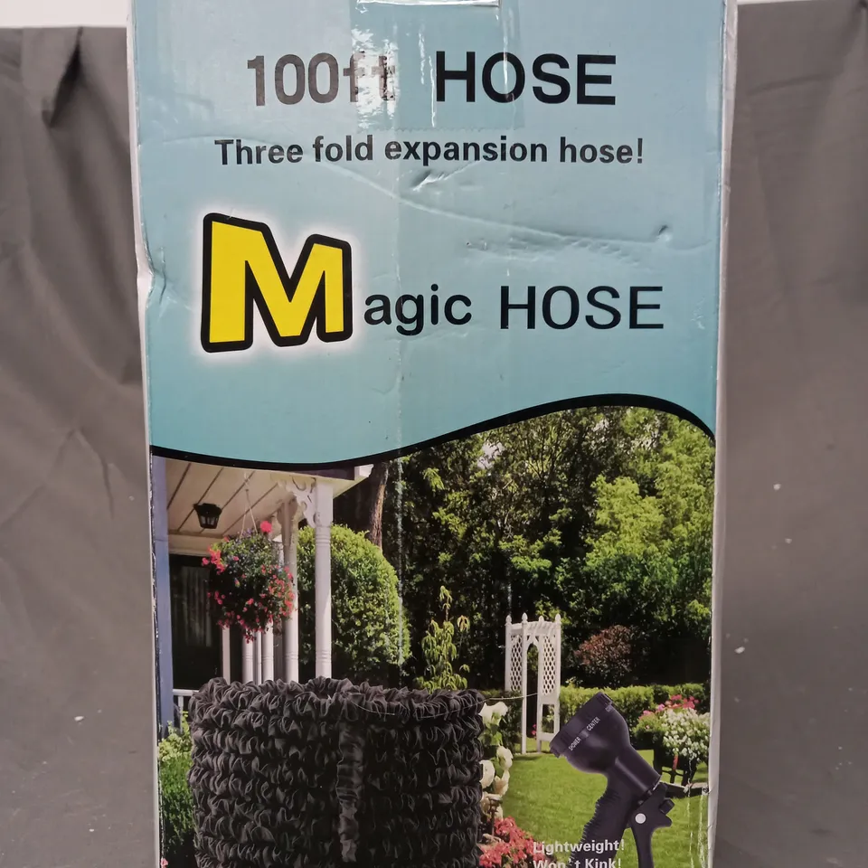 BOXED MAGIC HOSE 100FT THREE FOLD EXPANSION HOSE