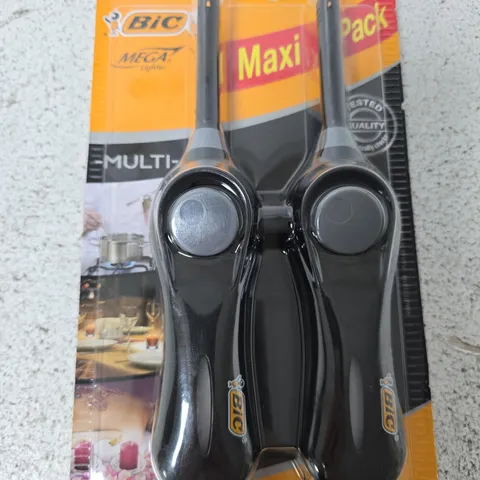 SEALED BIC MEGA STANDARD UTILITY LIGHTERS BLACK