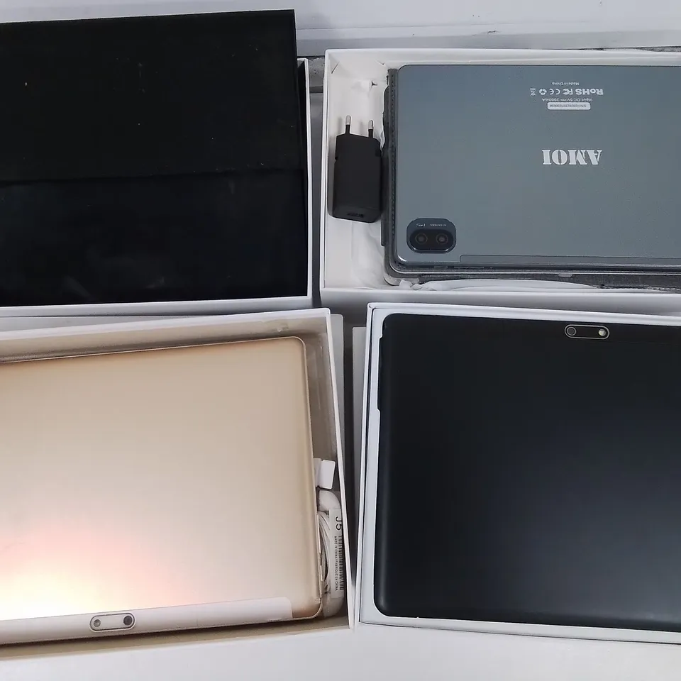 LOT OF 4 BOXED UNBRANDED ANDROID TABLETS