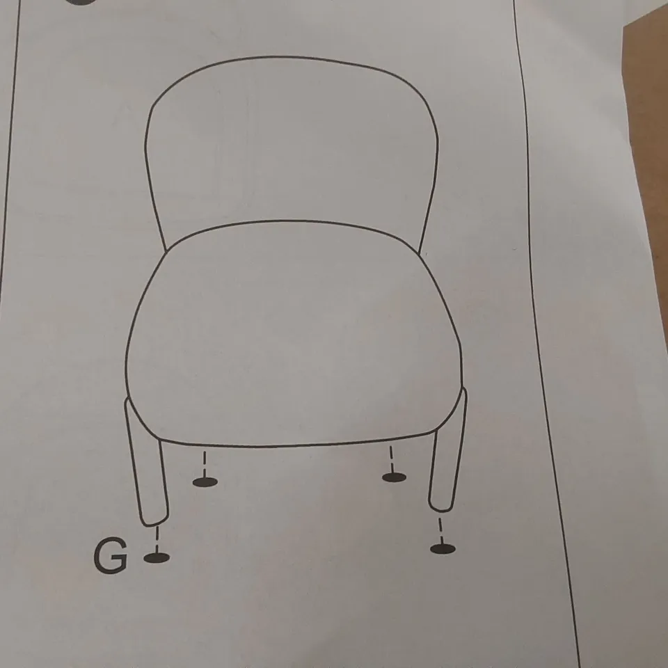 BOXED ALANA CHAIR - MOSS GREEN