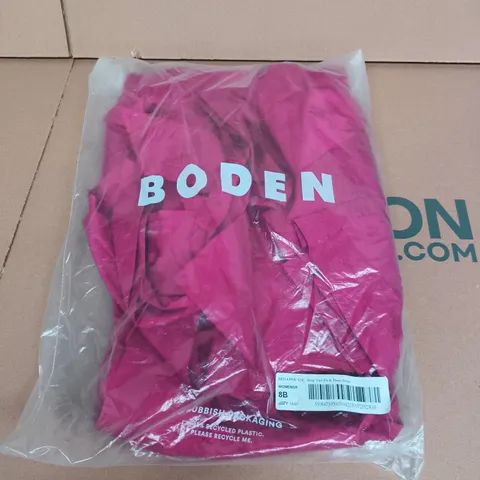 BODEN DEEP TIER FIT & FLARE DRESS – PINK, UK 8 