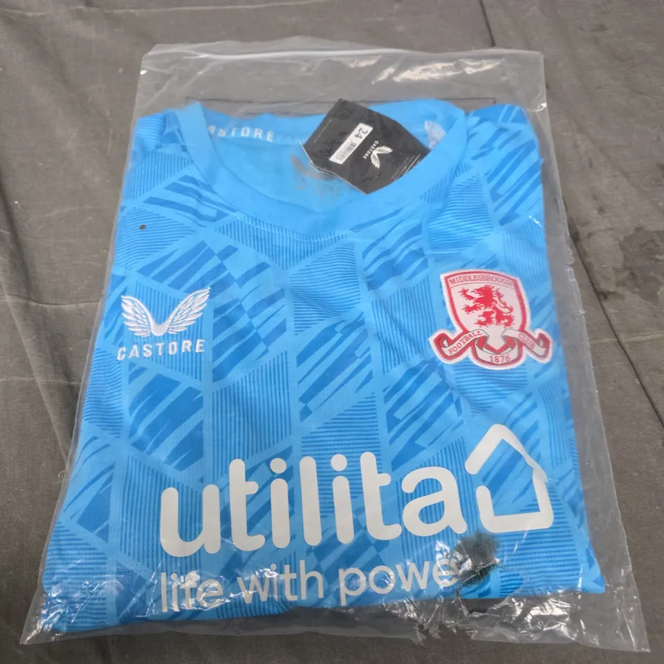 MIDDLESBROUGH FC CASTORE HOME SHIRT – UK SIZE 24
