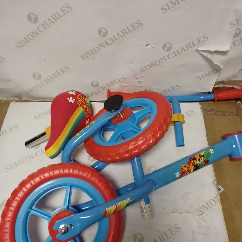 PAW PATROL BALANCE BIKE RRP £52.99