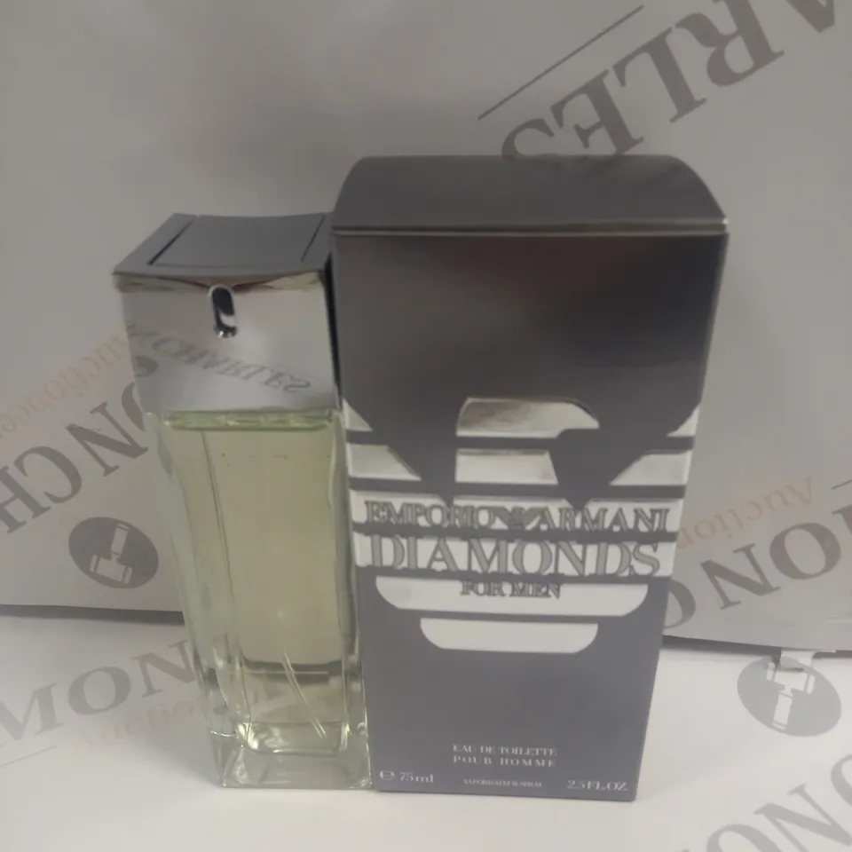 BOXED ARMANI DIAMONDS FOR MEN EAU DE TOILETTE POUR HOMME 75ML