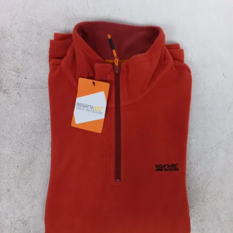 REGATTA THOMPSON FLEECE IN DUSTY ORANGE SIZE MEDIUM