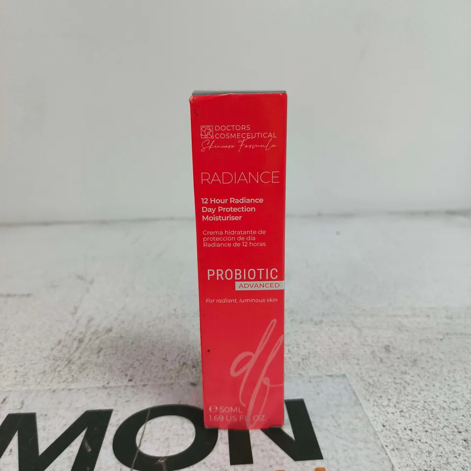 DOCTORS FORMULA PROBIOTIC DAY PROTECTION MOISTURISER 50ML 12 HOUR RADIANCE
