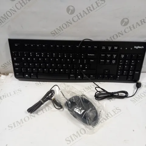 LOGITECH MK120 USB KEYBOARD & MOUSE