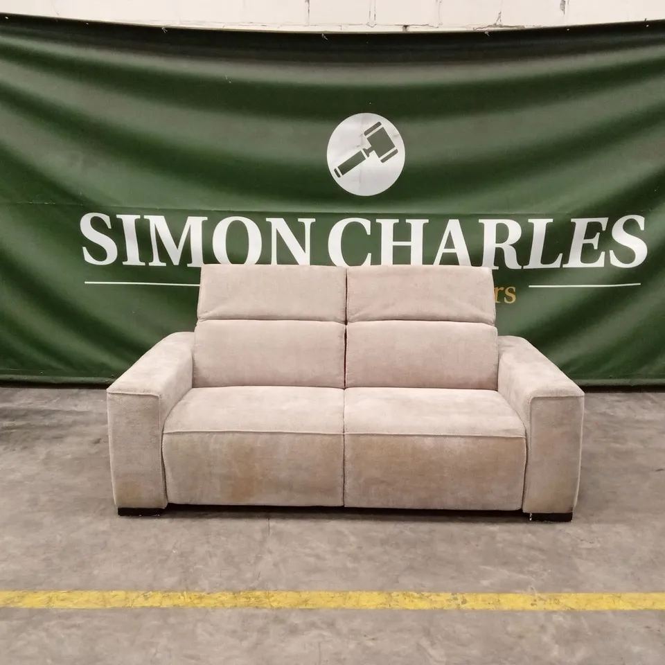 VENOSA 3 SEATER POWER RECLINER FABRIC SOFA RRP £1399