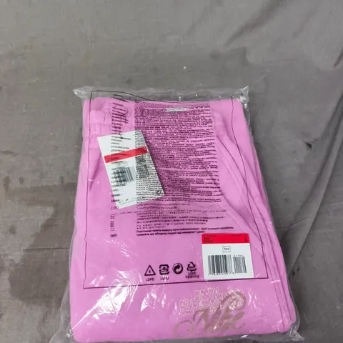 BAGGED KIDS PINK JOGGERS - SIZE L